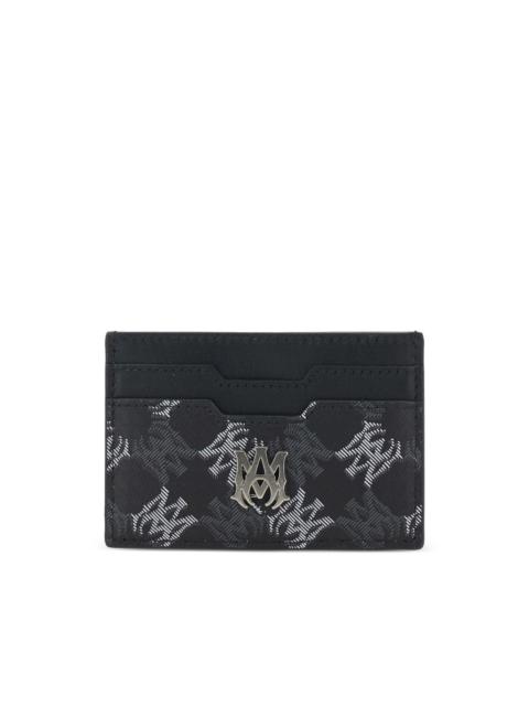 patterned logo cardholder