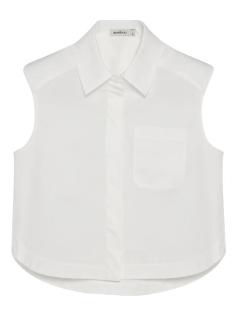 Winslow sleeveless collared shirt