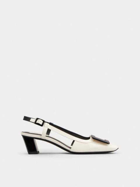Belle Vivier Slingback Pumps in patent leather