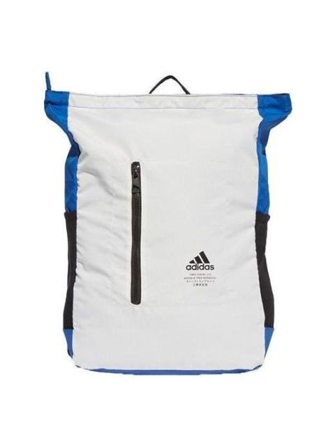 adidas Classic Top-Zip Backpack 'White Blue' FT8756