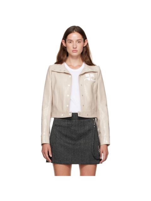 Beige Reedition Vinyl Jacket