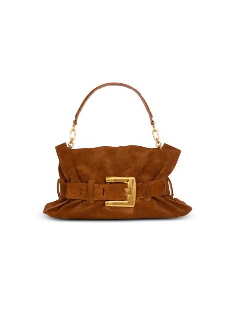 Anthem Medium suede leather bag