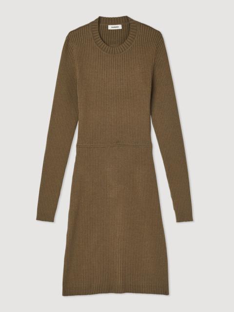 Ribbed knit dress