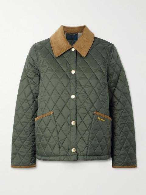 Liddesdal Corduroy-trimmed Quilted Shell Jacket