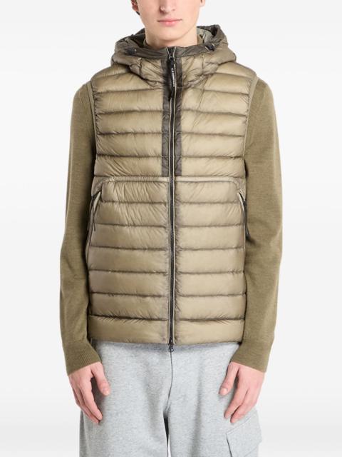 hooded zip vest