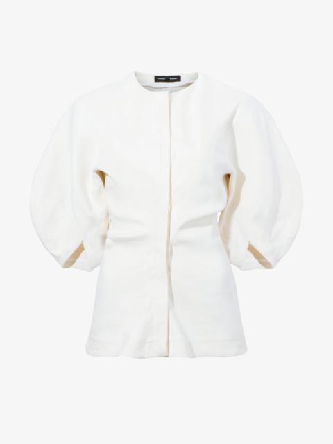 Reagan Top in Eco Stretch Linen Viscose