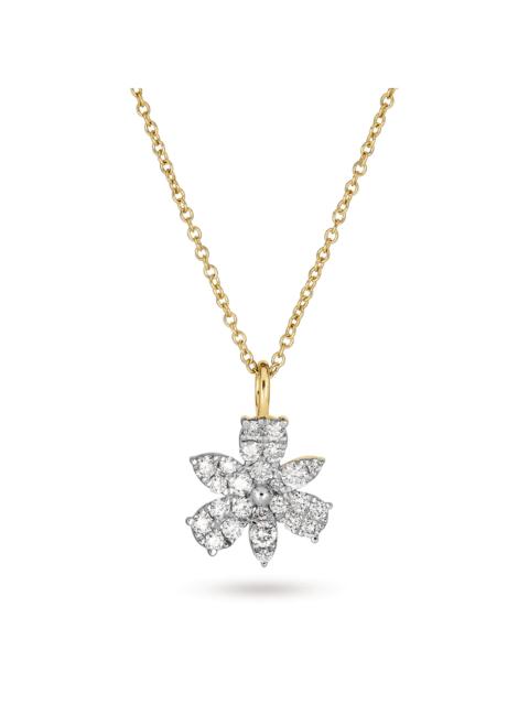 Diamond Magnolia Necklace