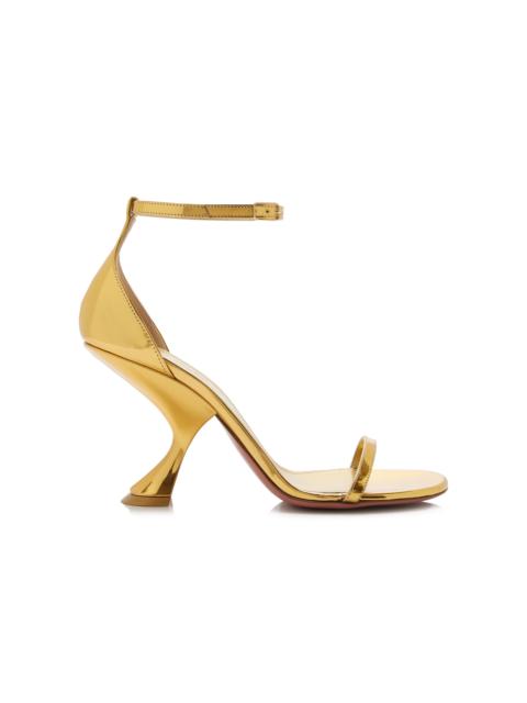 Taylor Metallic Leather Sandals gold