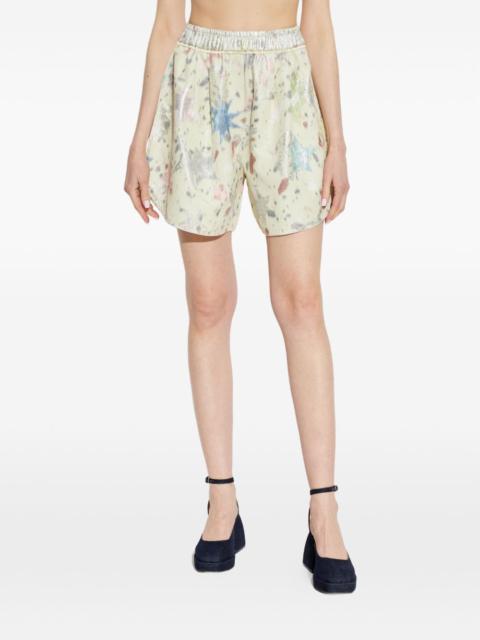 Les Folies patterned shorts