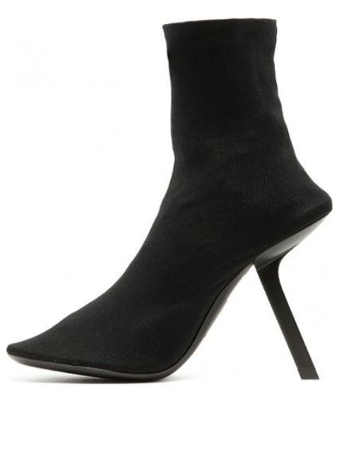 (WMNS) Balenciaga 110mm Stretch Heeled Boots 'Black' 656522W2DR01000