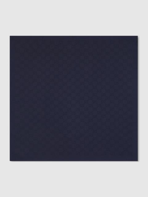 GG silk cotton pocket square