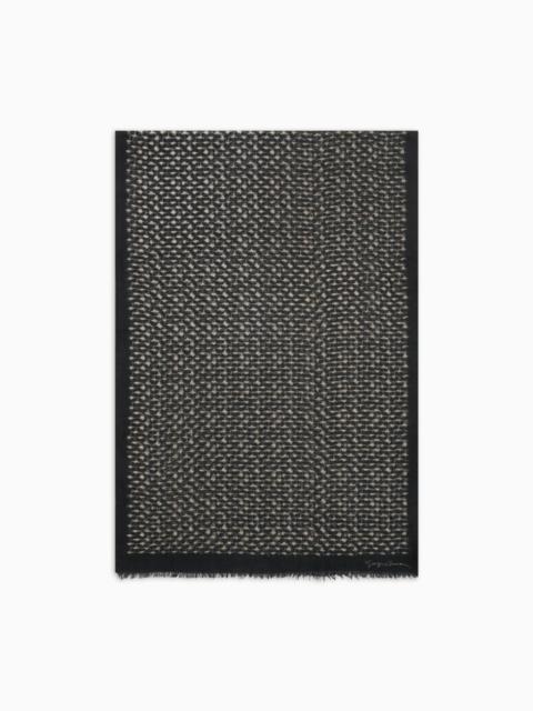 JACQUARD CASHMERE STOLE