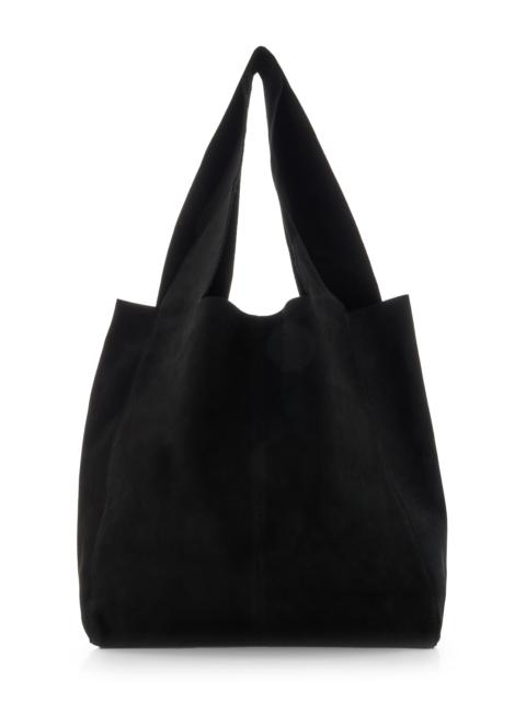 Soft Suede Tote Bag black