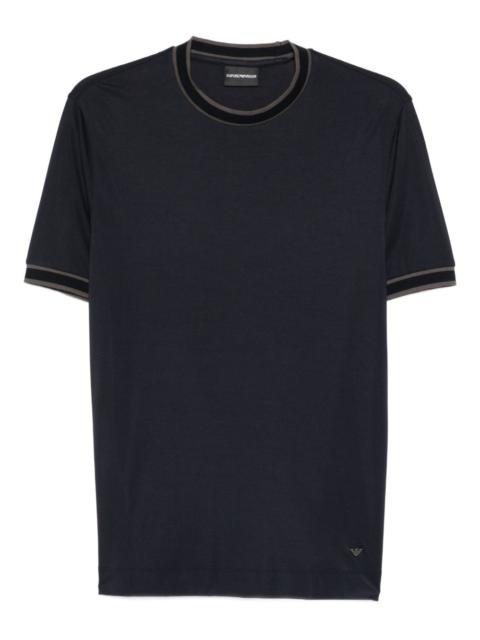 ribbed trim T-shirt