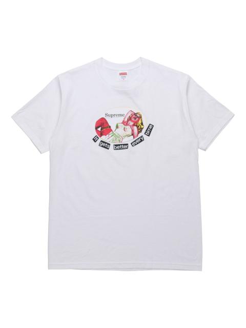 Supreme SS19 It Gets Better Every Time Tee SUP-SS19-10607