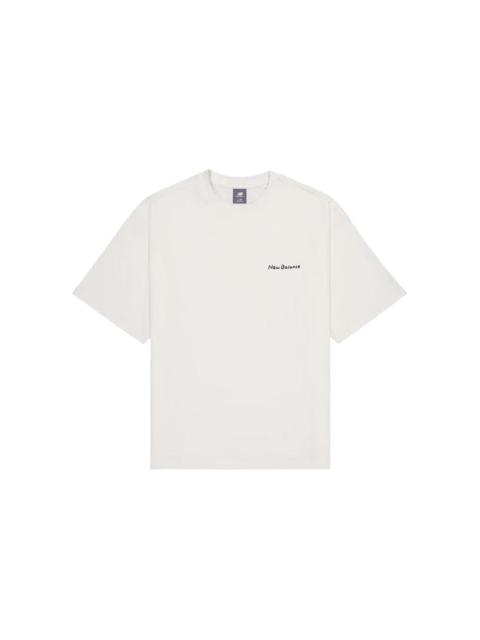 New Balance Skate Print Graphic T-shirt 'White' AMT42338-CIC