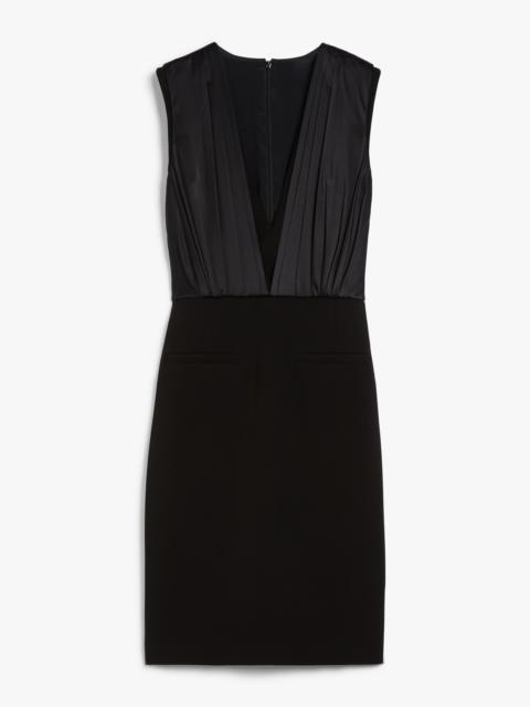 VITTOR Lightweight cady midi dress