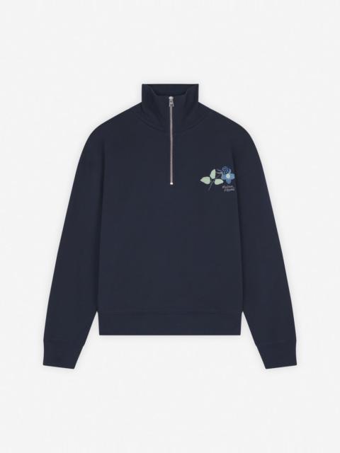 STRAWBERRY LEAF HALF ZIP SWEATSHIRT