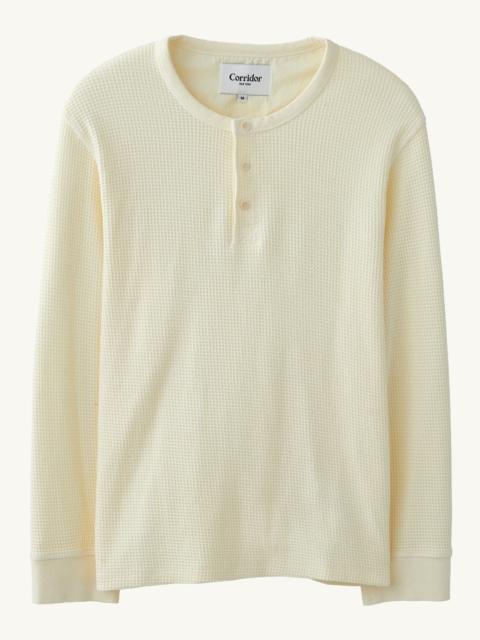 WAFFLE HENLEY - NATURAL