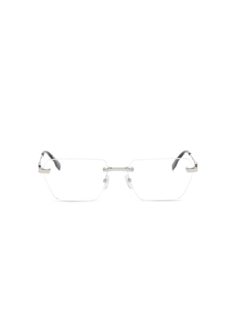rectangle-frame glasses