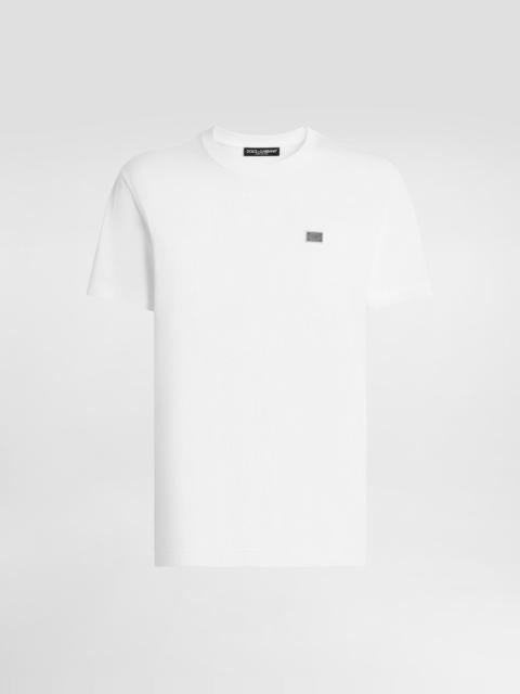 Cotton T-shirt with tag