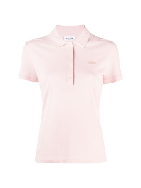 logo-appliqué cotton polo shirt