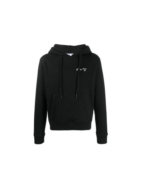 OFF-WHITE Swimming Man Logo Hoodie Black