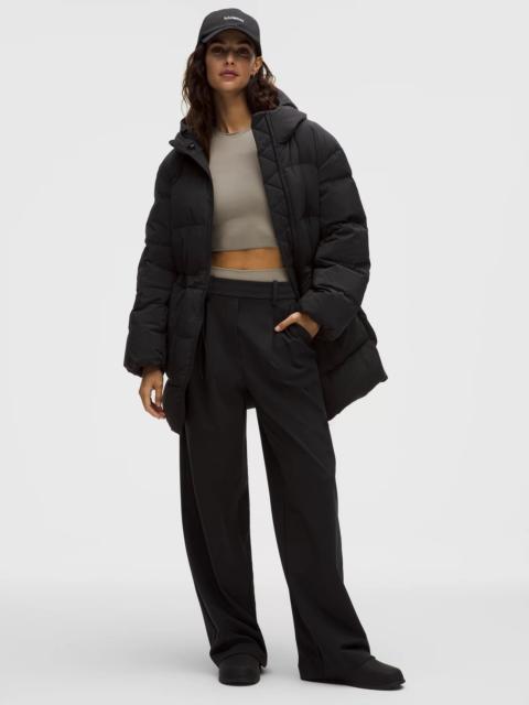 Cinch-Waist 600-Down-Fill Puffer