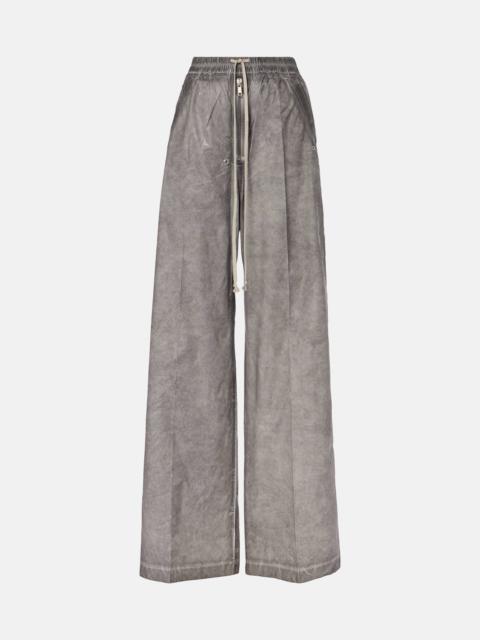 Geth cotton wide-leg pants