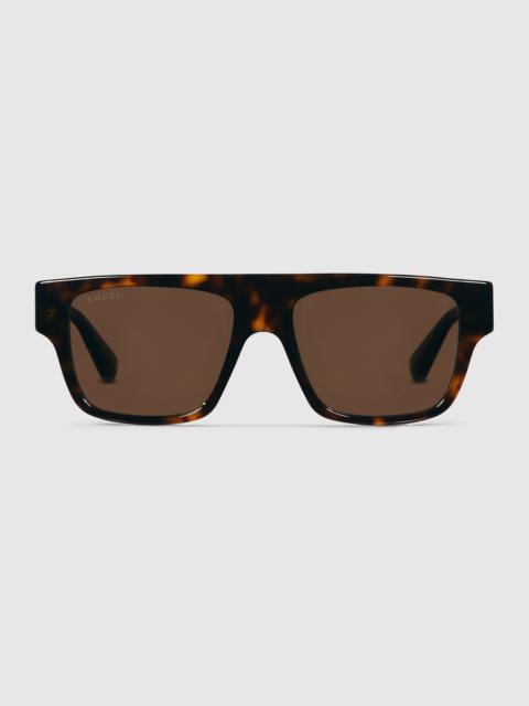 Rectangular frame sunglasses