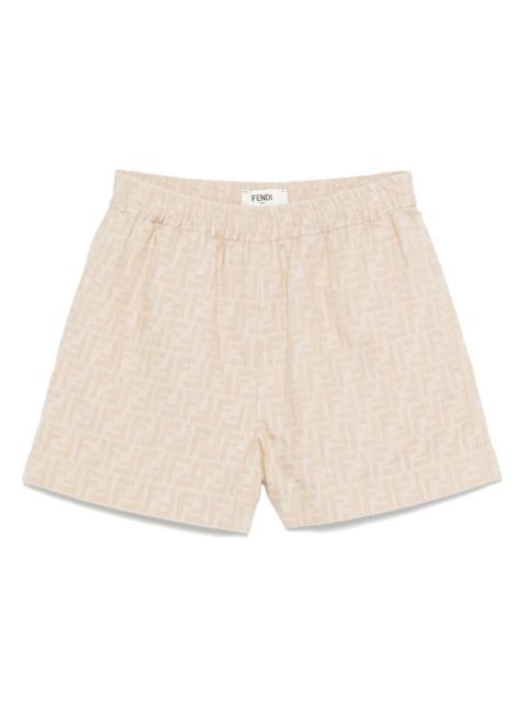 FF-jacquard shorts