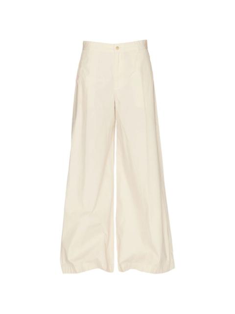 button palazzo pants