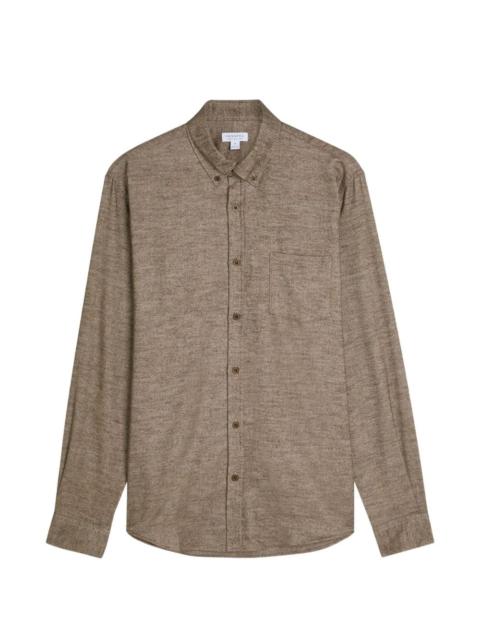 pocket button-down shirt