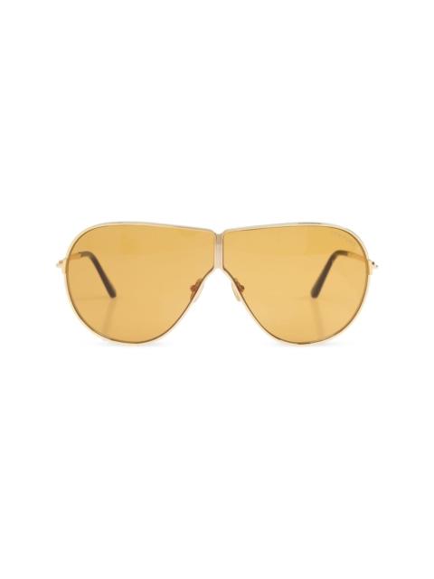 pilot-frame sunglasses
