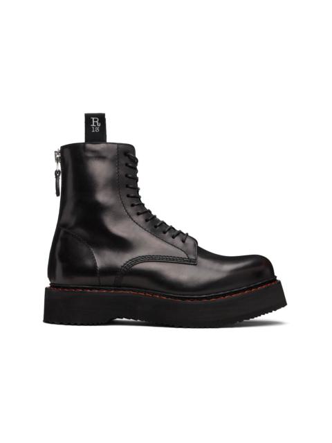 Black Single Stack Boots