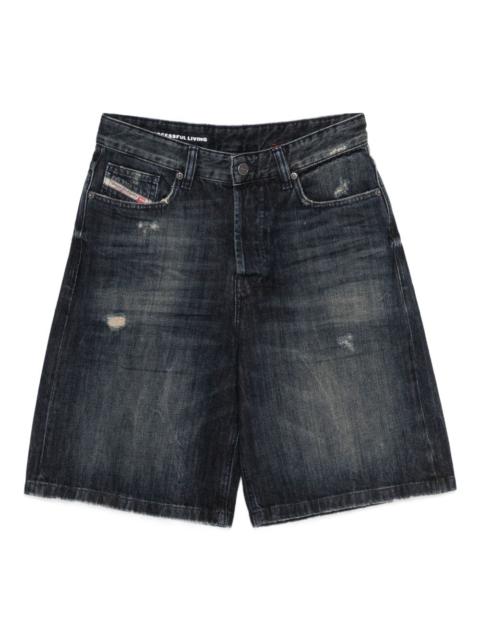 De-sire distressed-detail shorts
