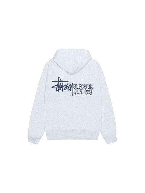 Stussy Superior Quality Zip Hoodie Ash Heather