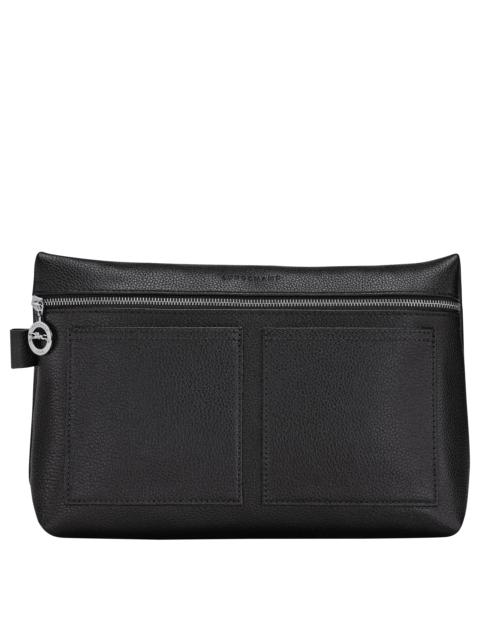 Le Foulonné Toiletry case Black - Leather