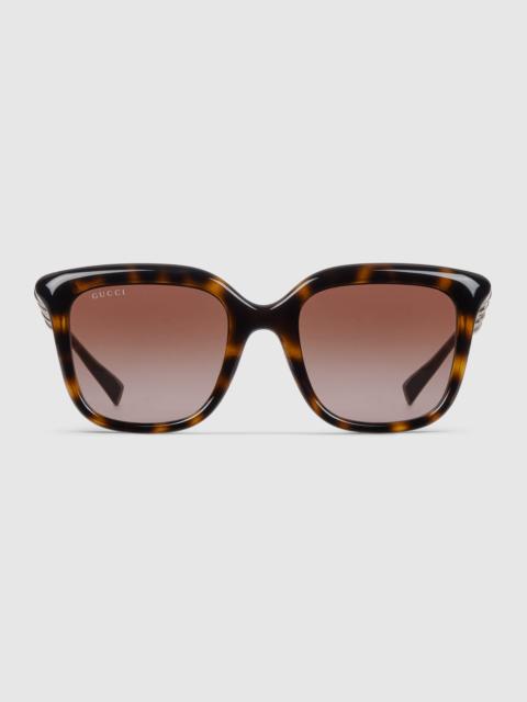 Square frame sunglasses