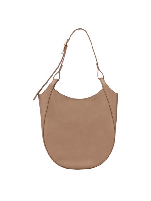Le Foulonné L Hobo bag Biscuit - Leather