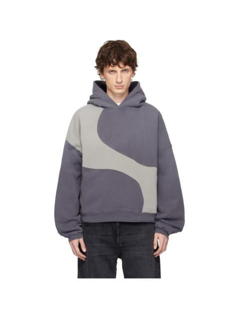 Gray Wave Hoodie