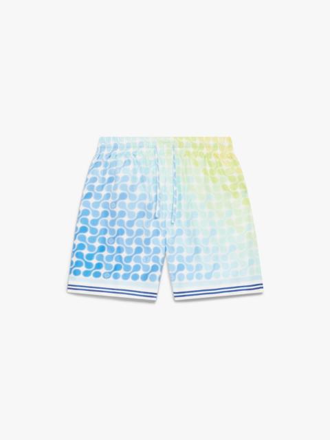 Tennis Tile Silk Shorts | Casablanca Paris