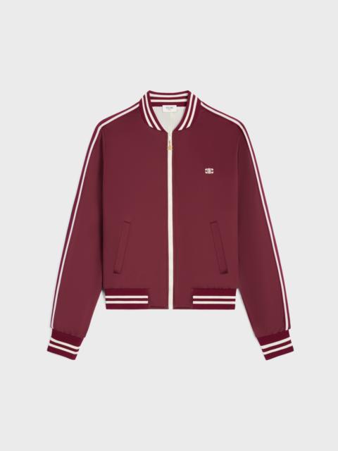 teddy tracksuit jacket IN DOUBLE FACE JERSEY