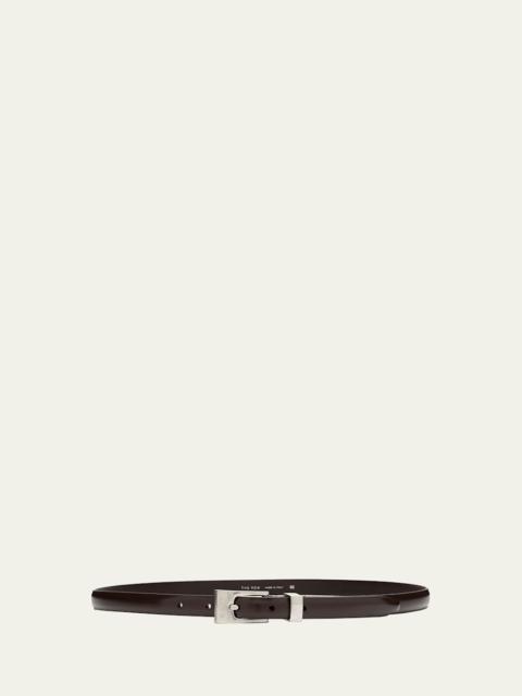 Downtown Slim Leather Belt