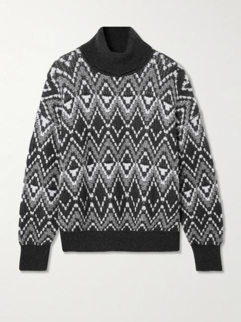 Ida Fair Isle Knitted Turtleneck Sweater