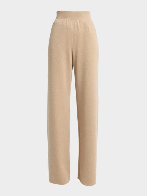Cocooning Delicate Cashmere-Silk Trousers