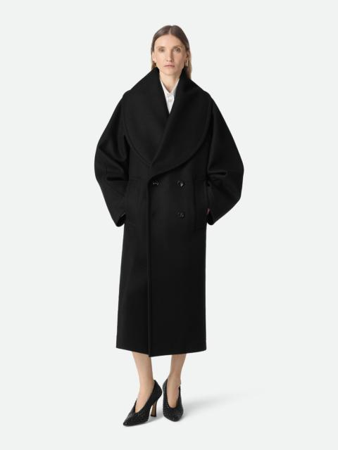 Stretch Wool Long Coat