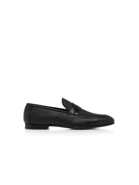 GRAIN LEATHER SEAN TWISTED BAND LOAFER
