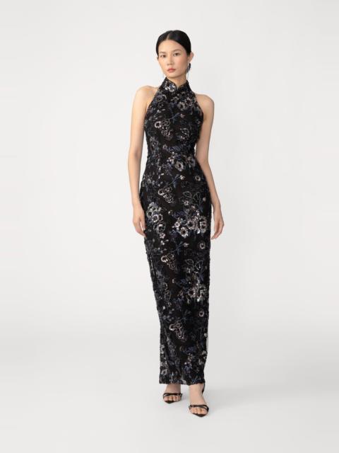 ARIELLE EMBROIDERED MAXI DRESS