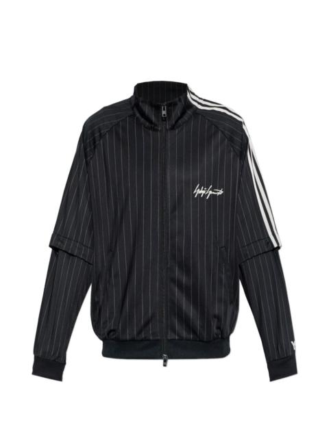 pinstripe track jacket